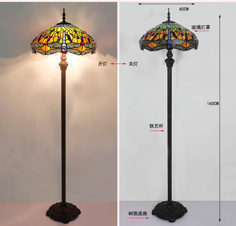 Lampadaire Antique Vintage 160 cm - vue 7 sur 8