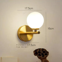 applique murale led intensité variable verre bain miroir chambre coucher 85-265v