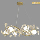 lustre décoratif nordique en verre luxe pour intérieur moderne
