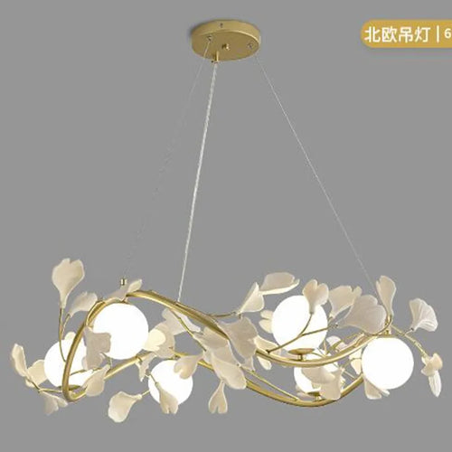 lustre décoratif nordique en verre luxe pour intérieur moderne