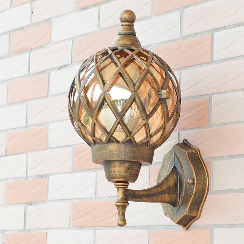 applique extérieure rétro pour jardin et balcon étanche - vue 4 sur 8