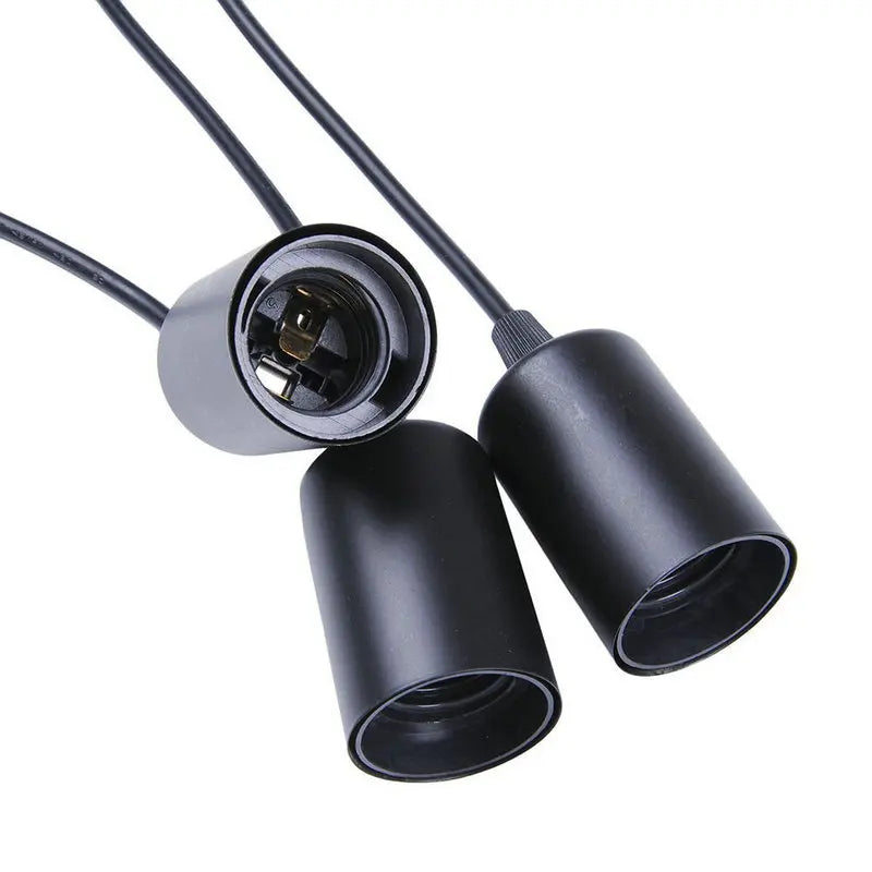 Support suspension LED araignée noir blanc argent - vue 6 sur 11