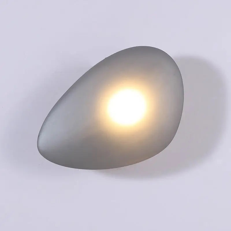 applique murale led galets verre moderne déco intérieur hotel couloir plafonnier éclairage - vue 4 sur 22