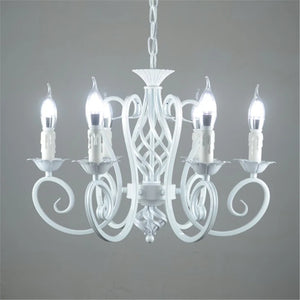 lustre industriel rétro en fer forgé chandelier vintage suspendu
