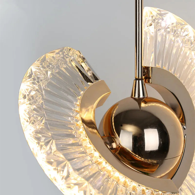 suspension nordique rotatif led multi-style rond - vue 4 sur 8