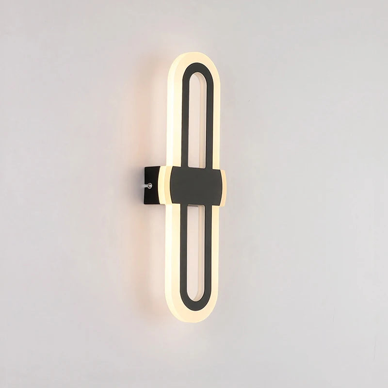 applique murale led moderne pour décoration allée couloir