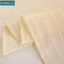 Rideau tulle carreaux style europeen pour salon chambre