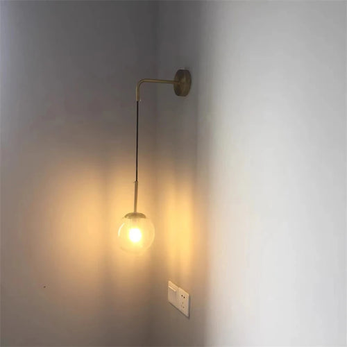 Moderne Glas-Wandleuchte für elegante Innendekoration - vue 2 sur 12