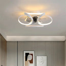 ventilateur de plafond smart led muet trois vitesses 	 style