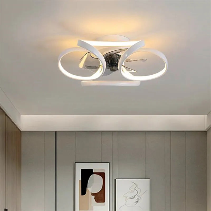ventilateur de plafond smart led muet trois vitesses 	 style - vue 6 sur 9