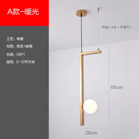 suspension moderne en fer et verre pour décoration intérieure