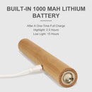 Wandleuchte aus Holz mit USB-Ladefunktion und einstellbarer Helligkeit