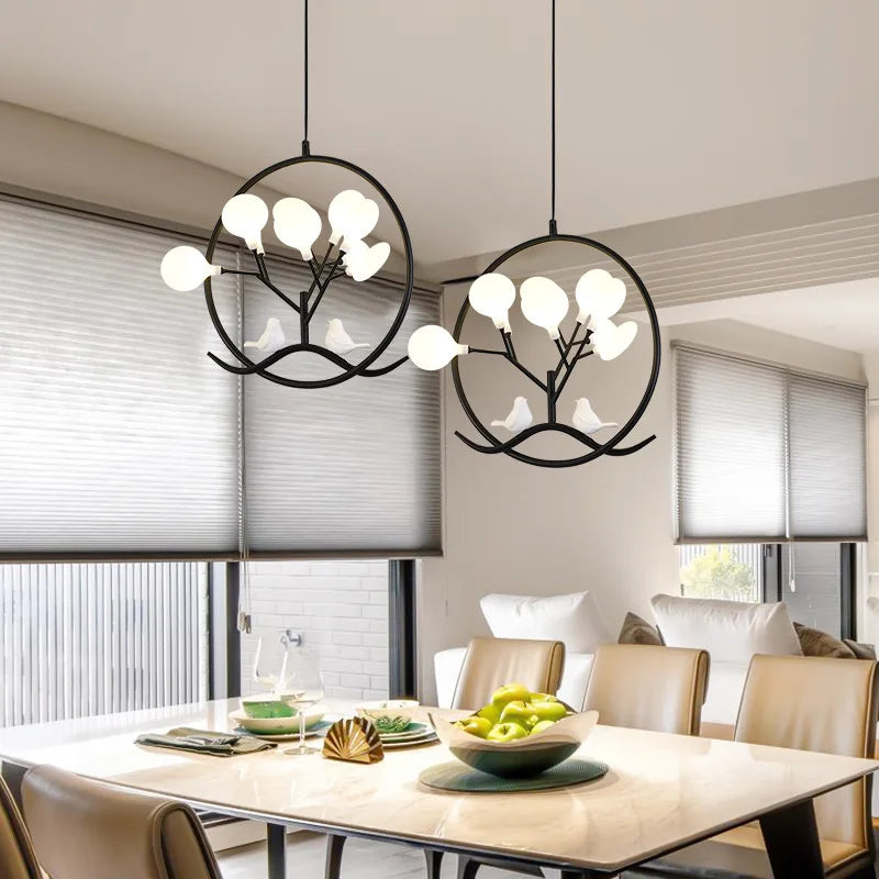 Suspension en bois artisanale pour décoration intérieure moderne