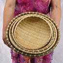 Natural Eco-Friendly Handmade Bamboo Basket, Rattan Storage Basket, Fruit, Vegetables, Bread, Home Organizer
