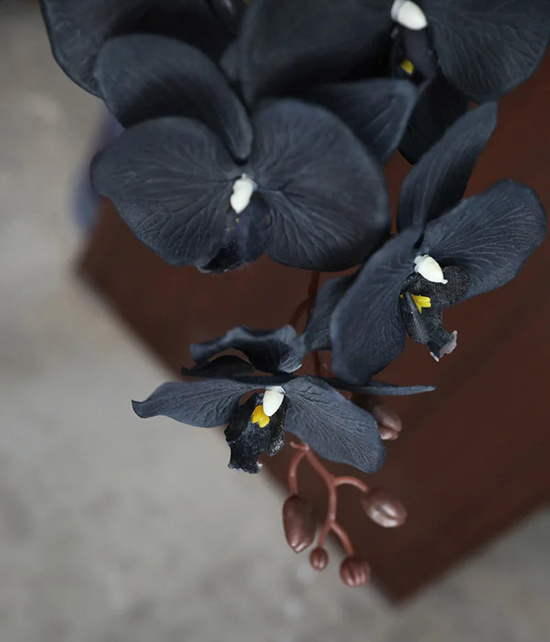 fleurs artificielles orchidée pour décoration mariage et jardin - vue 4 sur 7