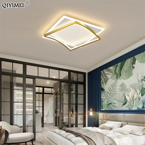 lustre led moderne simple gradation pour ménage