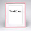 cadre en bois pour peinture et photo avec passe-partout