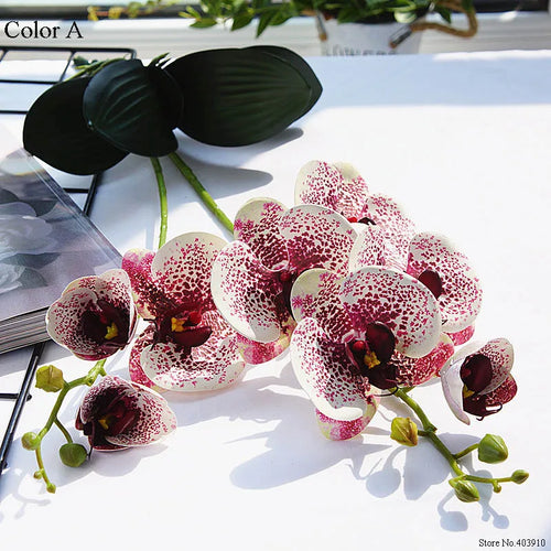 orchidée en latex luxe pour décoration mariage et événements - vue 24 sur 26