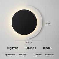Moderne LED-Wandleuchte für Wohnzimmer