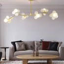 LED-Pendelleuchte im nordischen Design mit dekorativen Blumen aus Acryl