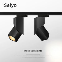 rails d'éclairage led en aluminium spots réglables pour magasin