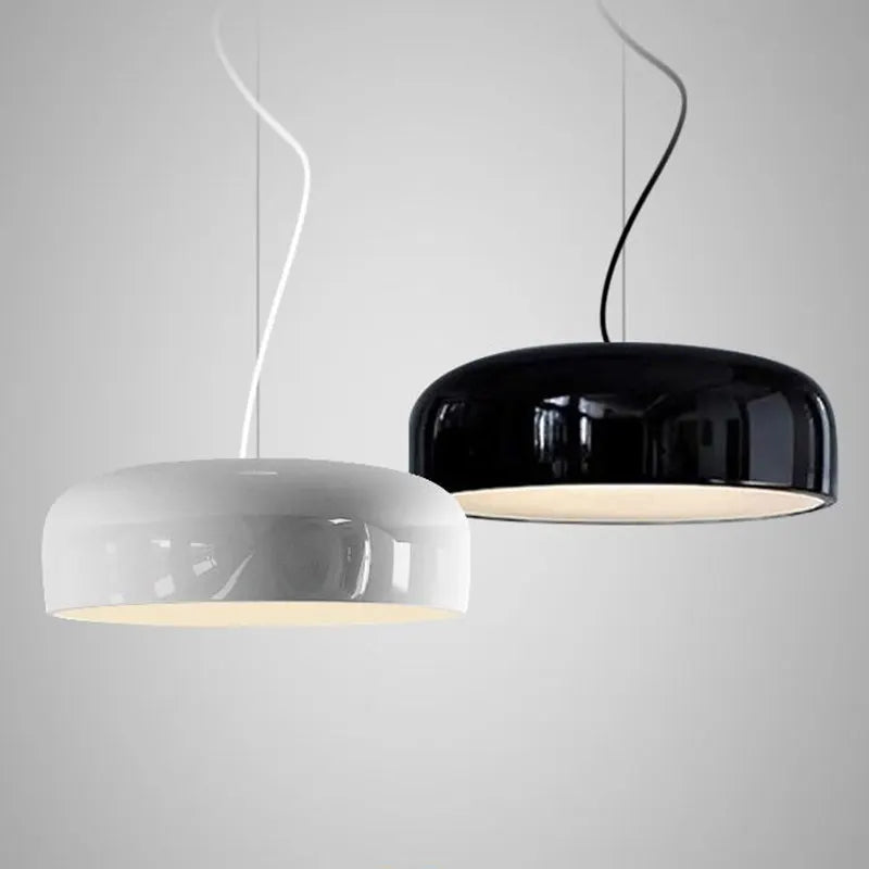 suspension moderne en aluminium luminaire rond pour intérieur - vue 5 sur 8