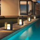 lampe de jardin solaire à led avec télécommande étanche pour extérieur