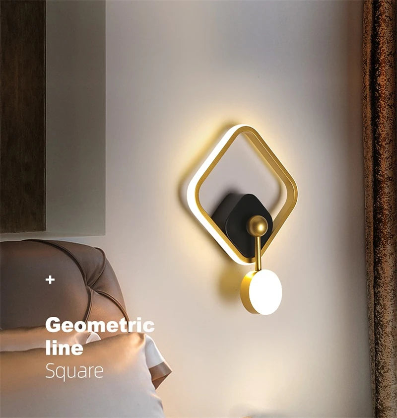applique murale à led pour un éclairage moderne intérieur - vue 7 sur 8