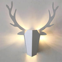 Minimalistische LED-Wandleuchte in Geweihform