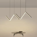 lustre nordique en suspension led pour décoration intérieure