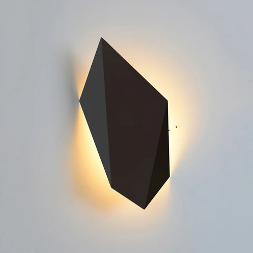 applique murale led nordique imitation pierre de bois pour hôtel