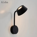 Moderne kreative LED-Wandleuchte mit drehbarem nordischem Design