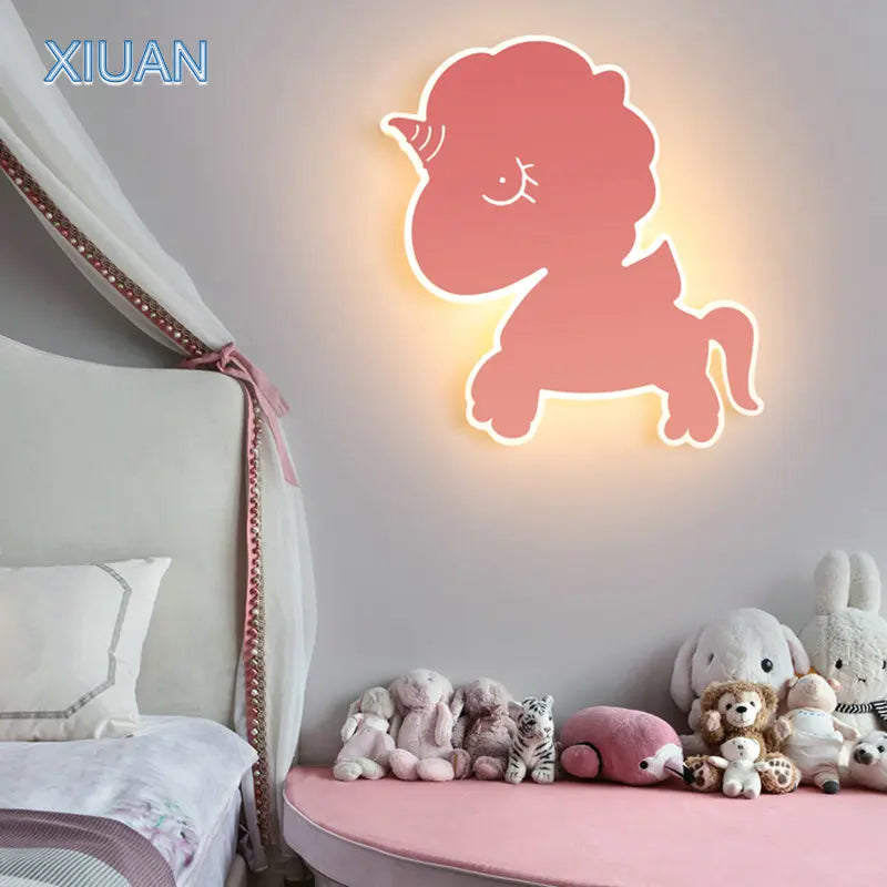 applique murale dessin animé animaux fer pour enfant cadeau anniversaire - vue 3 sur 12
