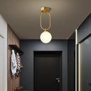 Moderne Wandleuchte aus Kupfer für elegante Innendekoration