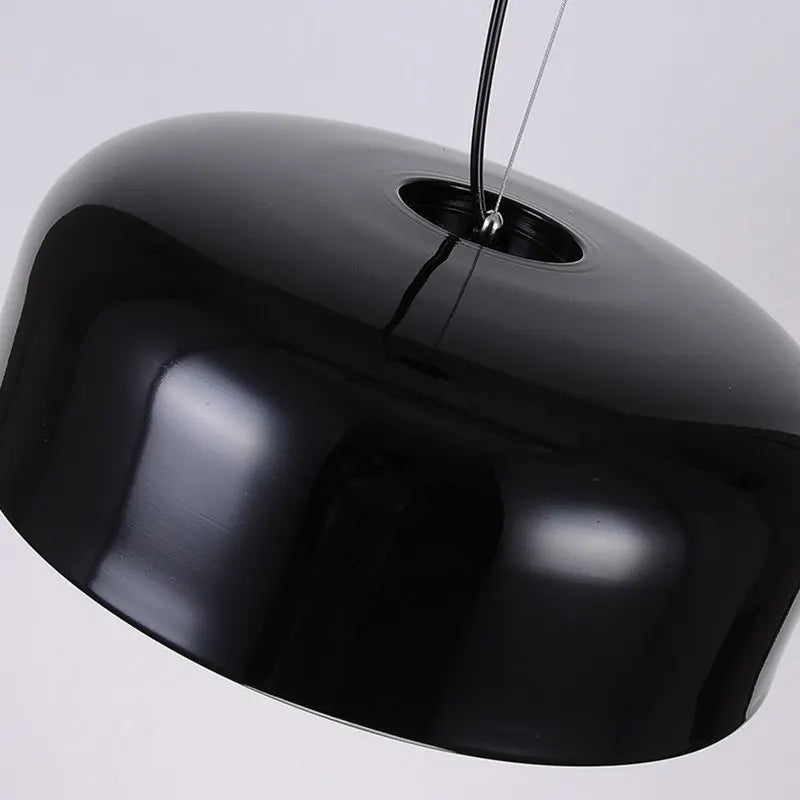 suspension moderne en aluminium luminaire rond pour intérieur - vue 8 sur 8