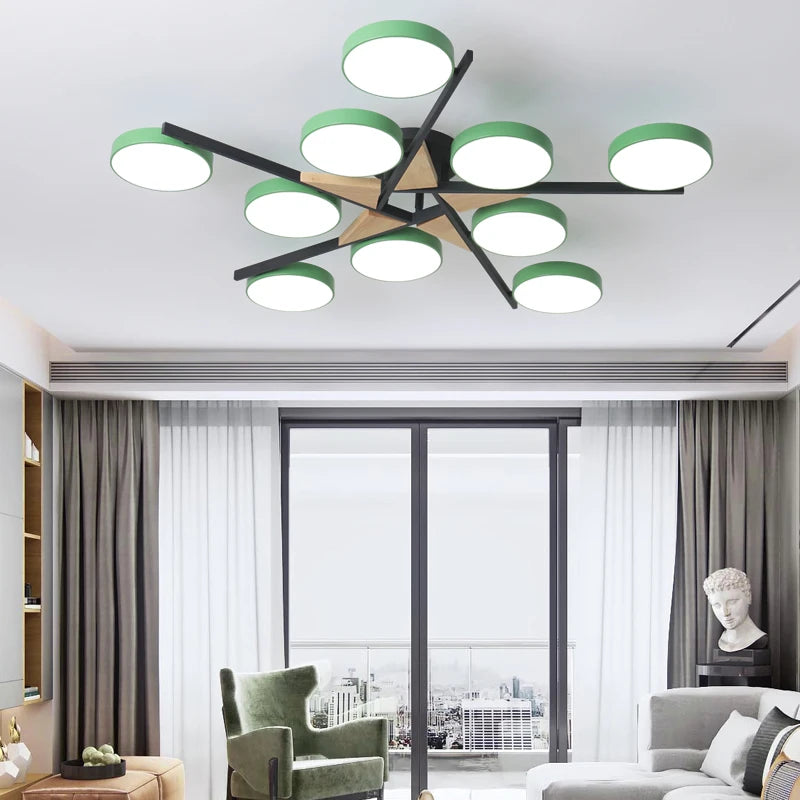 lustre nordique moderne et créatif pour restaurant et bureau - vue 5 sur 10