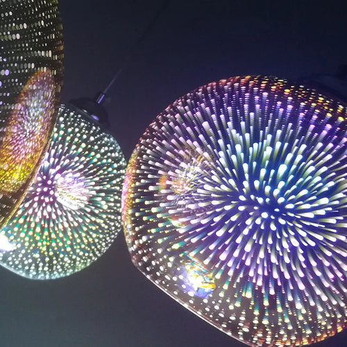 Moderne LED-Pendelleuchte nordisches Design dekorativ Feuerwerk - vue 5 sur 9