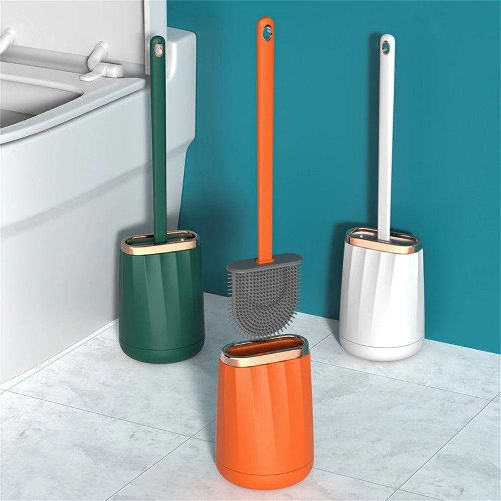 ensemble de brosses de toilette légères et durables pour salle de bain - vue 5 sur 9