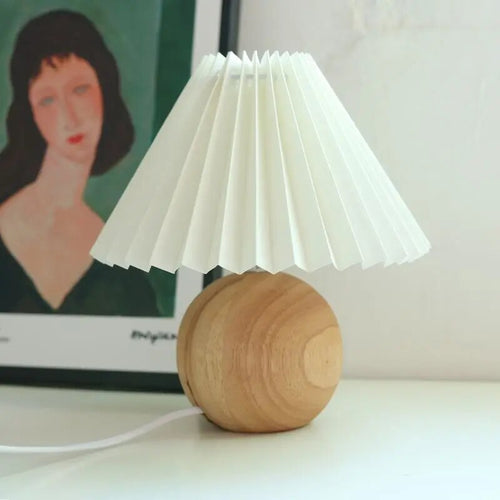 Lampe de table plissée coréenne - vue 13 sur 25