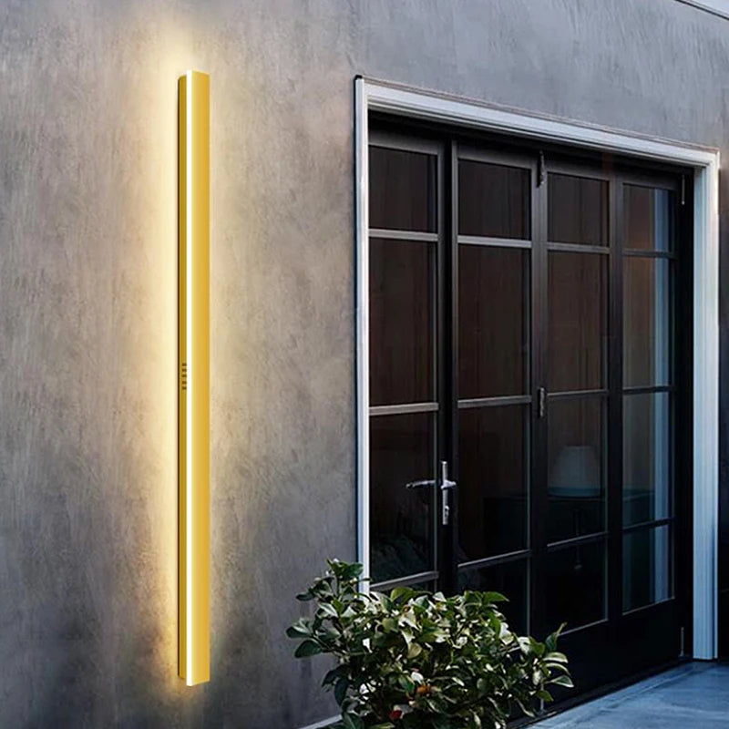 LED applique extérieure longue appliques murales moderne étanche IP65 porche jardin applique intérieure chambre chevet décoration Lightin - vue 2 sur 6