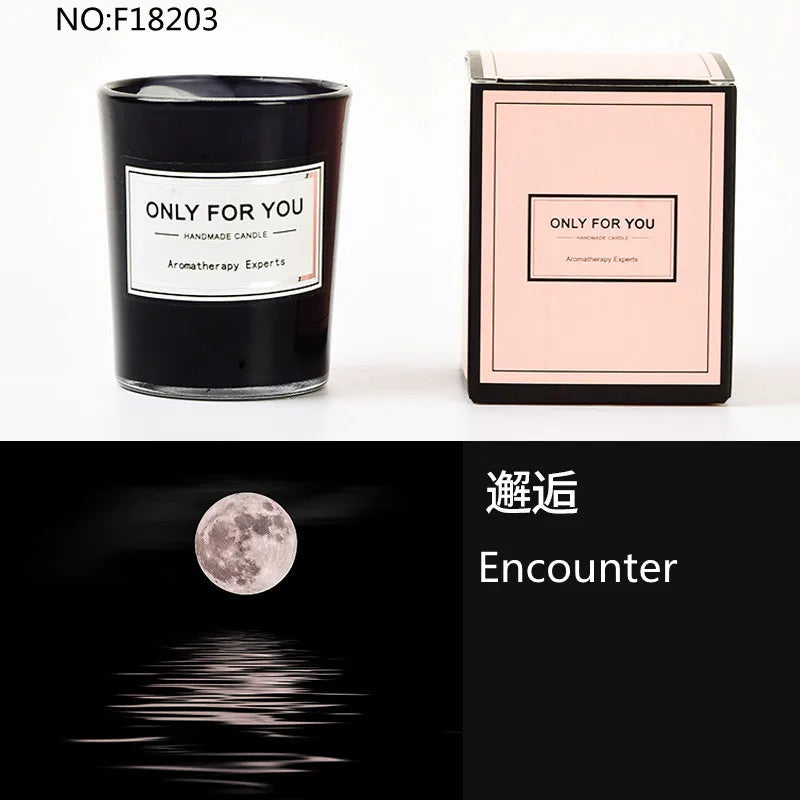 bougie parfumée romantique en cire de soja artisanale avec huiles essentielles - vue 23 sur 26