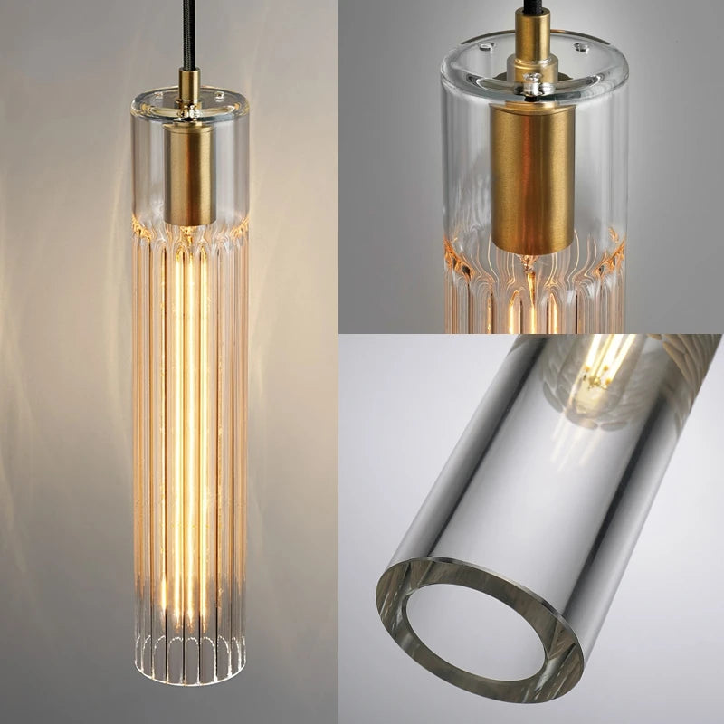 luminaires suspendus en cristal de luxe modèle styliste led - vue 5 sur 9