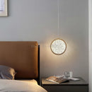 LED-Pendelleuchte aus goldenem Kristall im modernen nordischen Design
