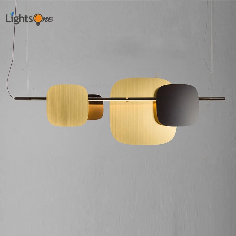 Lustre minimaliste post-moderne pour salle à manger - vue 3 sur 6
