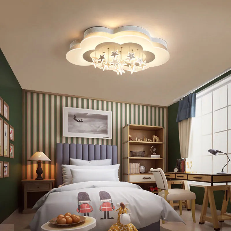 Chambre d'enfants luminaire lampe pour enfants enfants lampe pour chambre lustre enfants Led étoile toit lumière enfants chambre d'enfants lumière Led - vue 4 sur 8