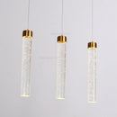 suspension moderne en cristal à bulles pour bars et cafés