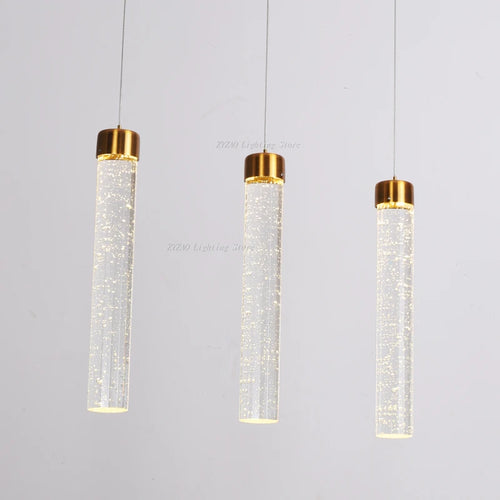 suspension moderne en cristal à bulles pour bars et cafés