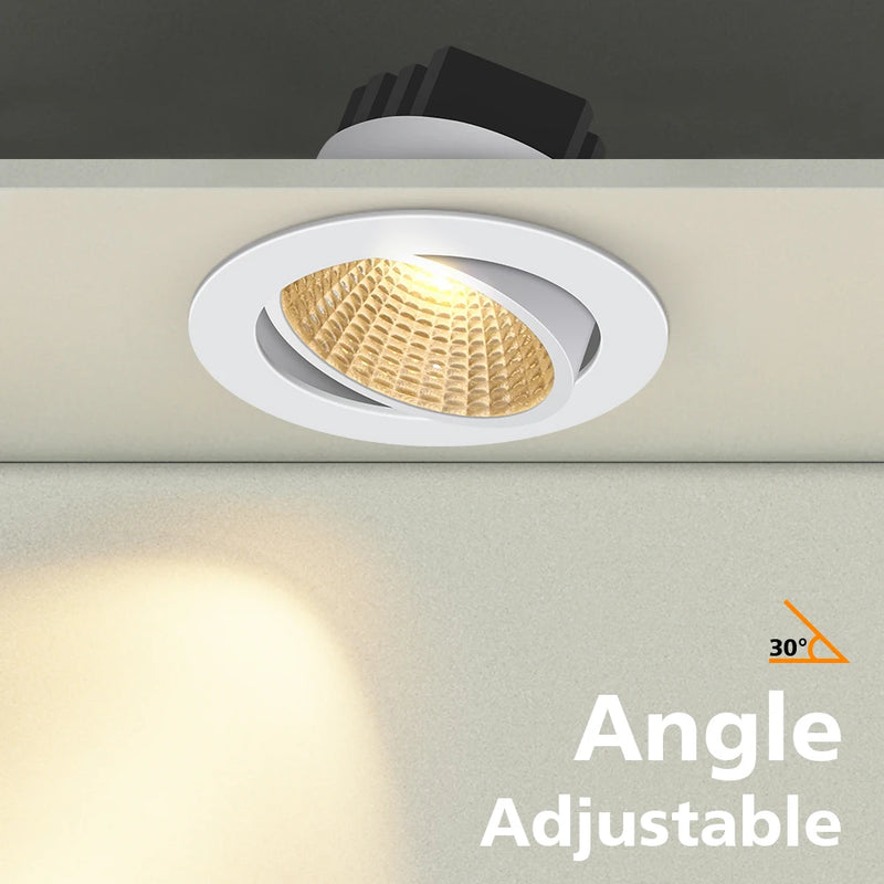 Spot Super lumineux encastré LED Dimmable Downlight COB