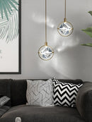 lustre led postmoderne créatif nordique luxe cristal bar