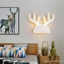Moderne Wandleuchte Acryl Hirschkopf Nordic Design
